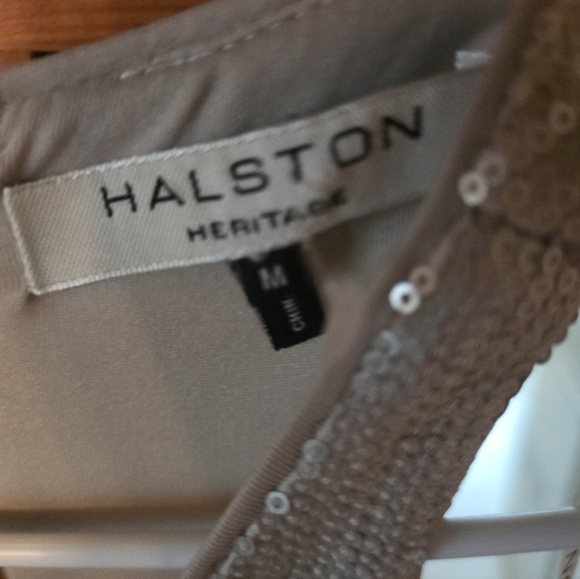 Halston Heritage Sequin Dress Medium - Picture 4 of 6